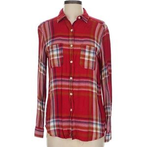 Mossimo red plaid shirt